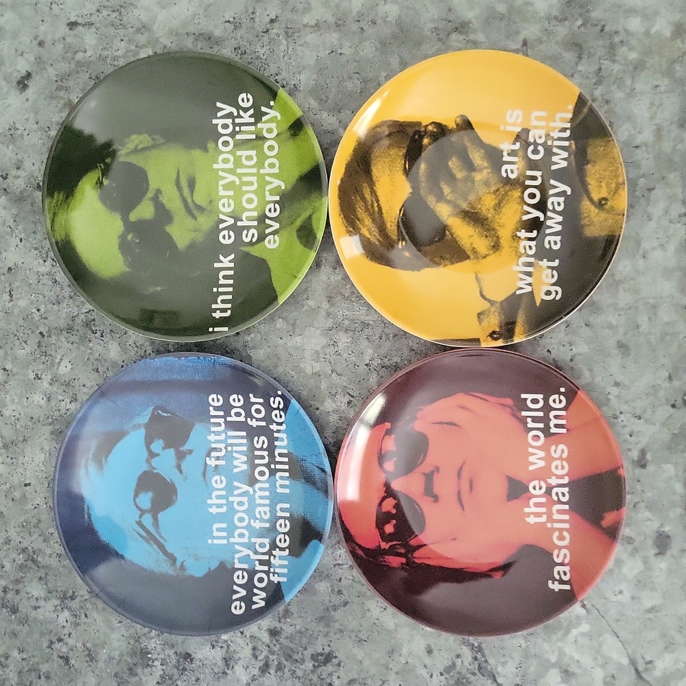 Precidio Andy Warhol Melamine Plates